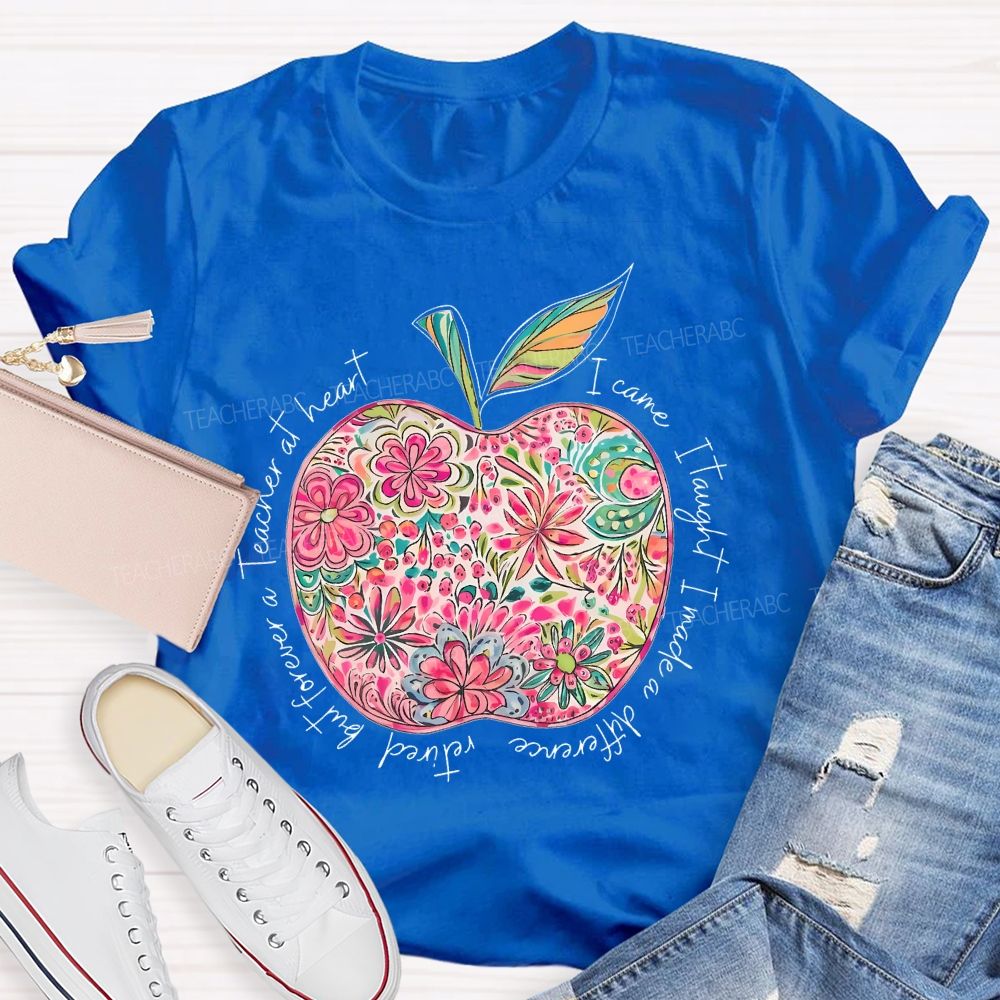 Teacher At Heart I Came  Teacher T-shirt