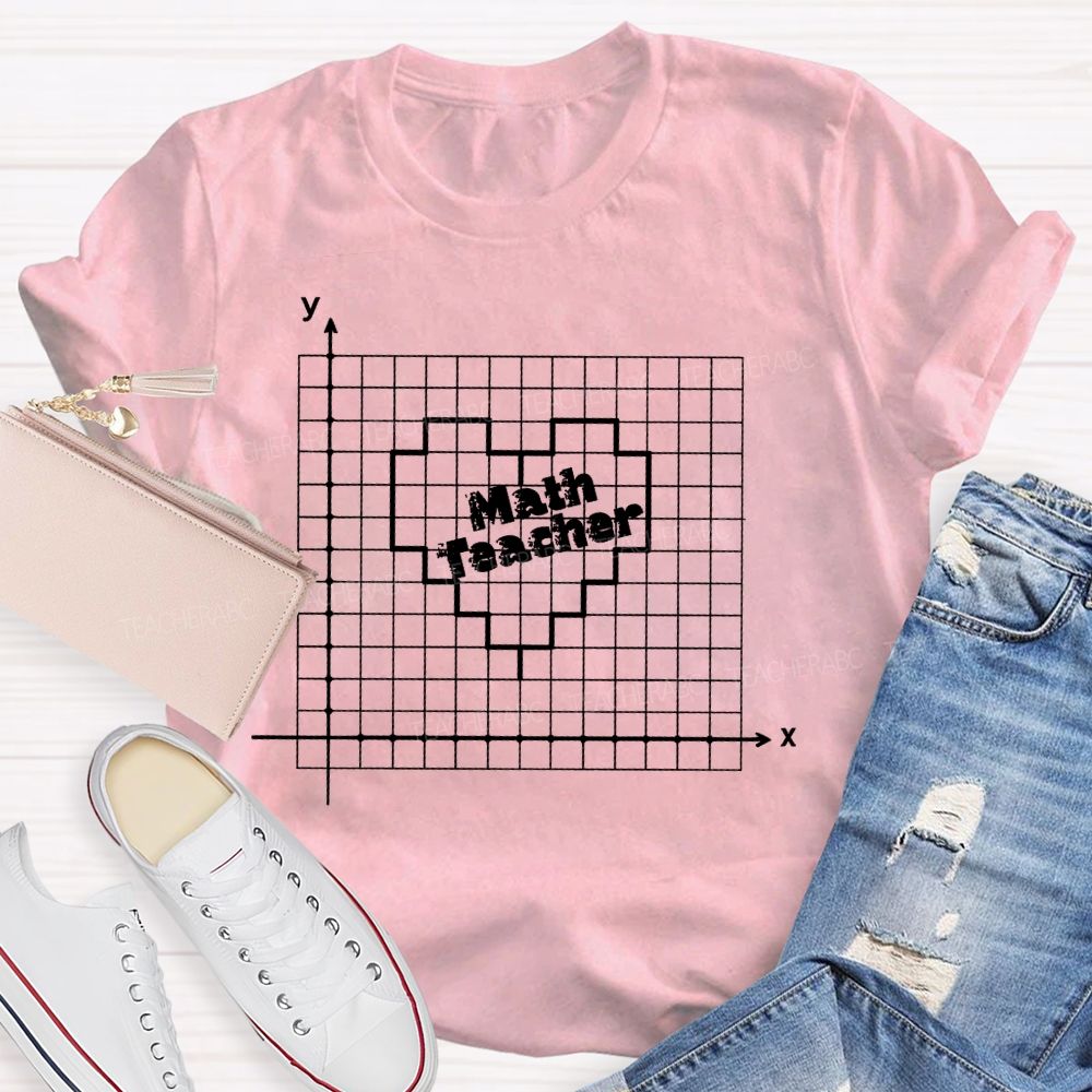 Mathematics Teacher Coordinates  Teacher T-shirt