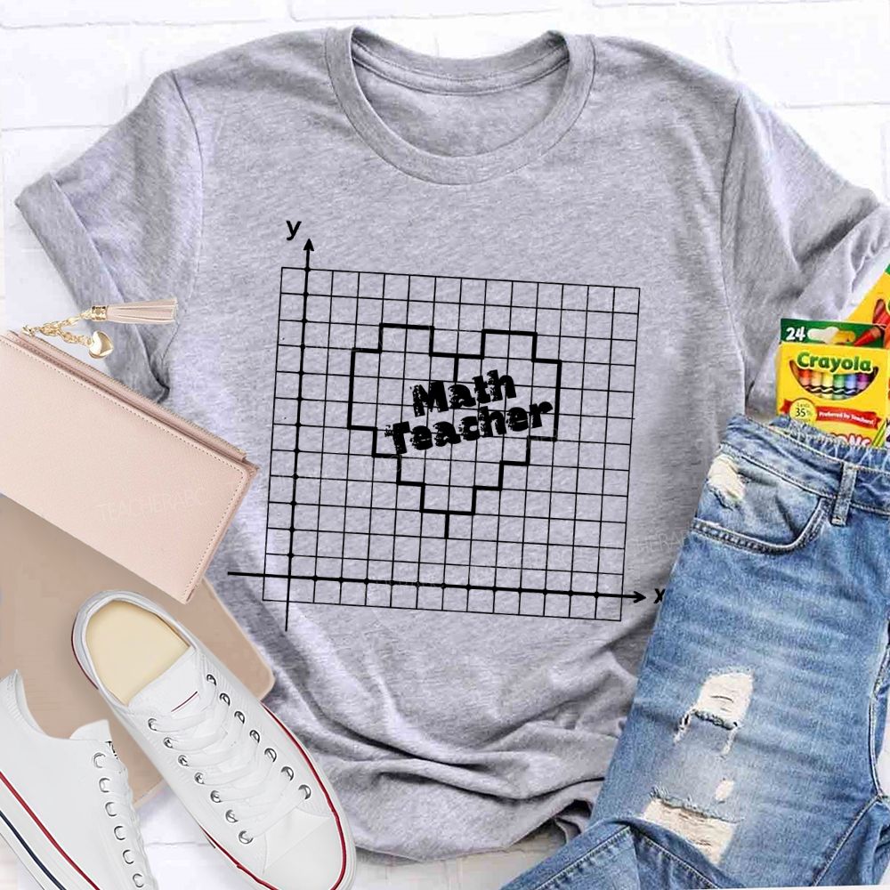 Mathematics Teacher Coordinates  Teacher T-shirt