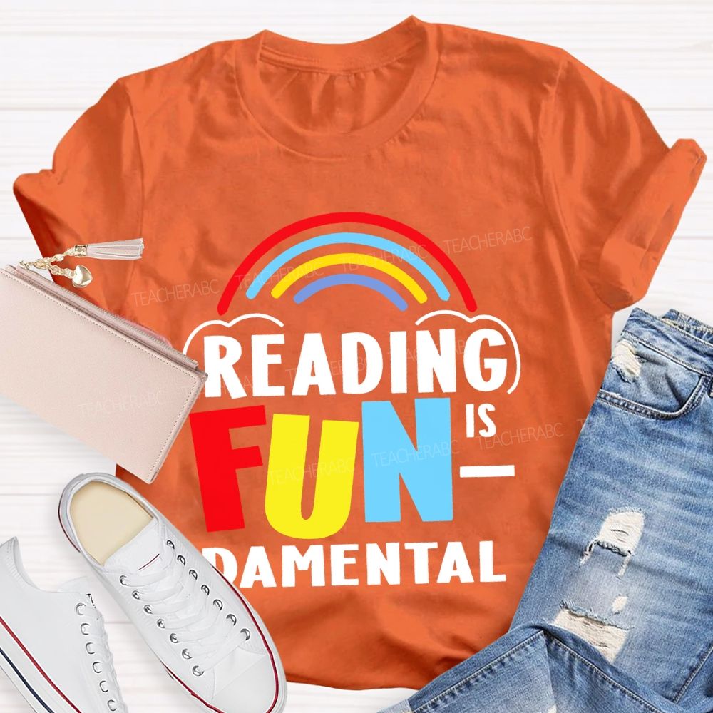Reading Is Fundamental  Teacher T-shirt