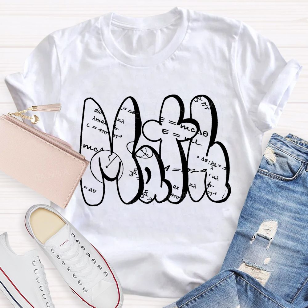 Mathematical Formula Math Teacher T-shirt
