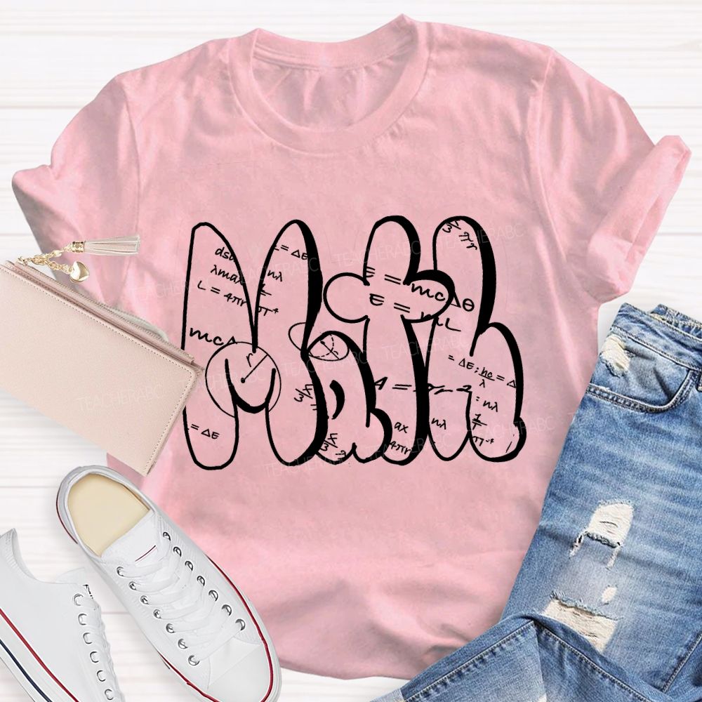 Mathematical Formula Math Teacher T-shirt
