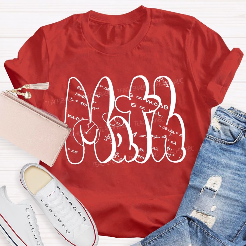 Mathematical Formula Math Teacher T-shirt