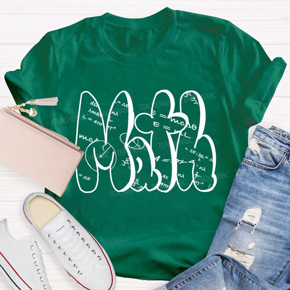 Mathematical Formula Math Teacher T-shirt