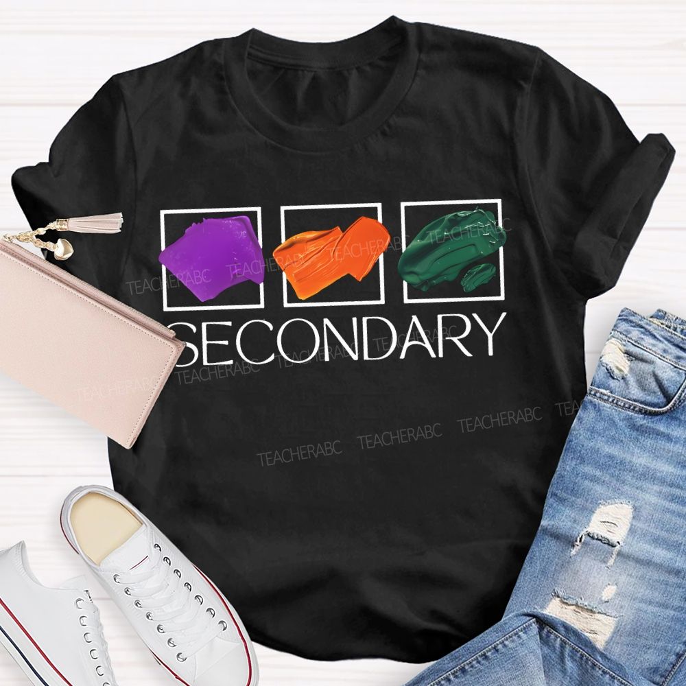 Secondary Colors Painter Artist Art Teacher T-shirt