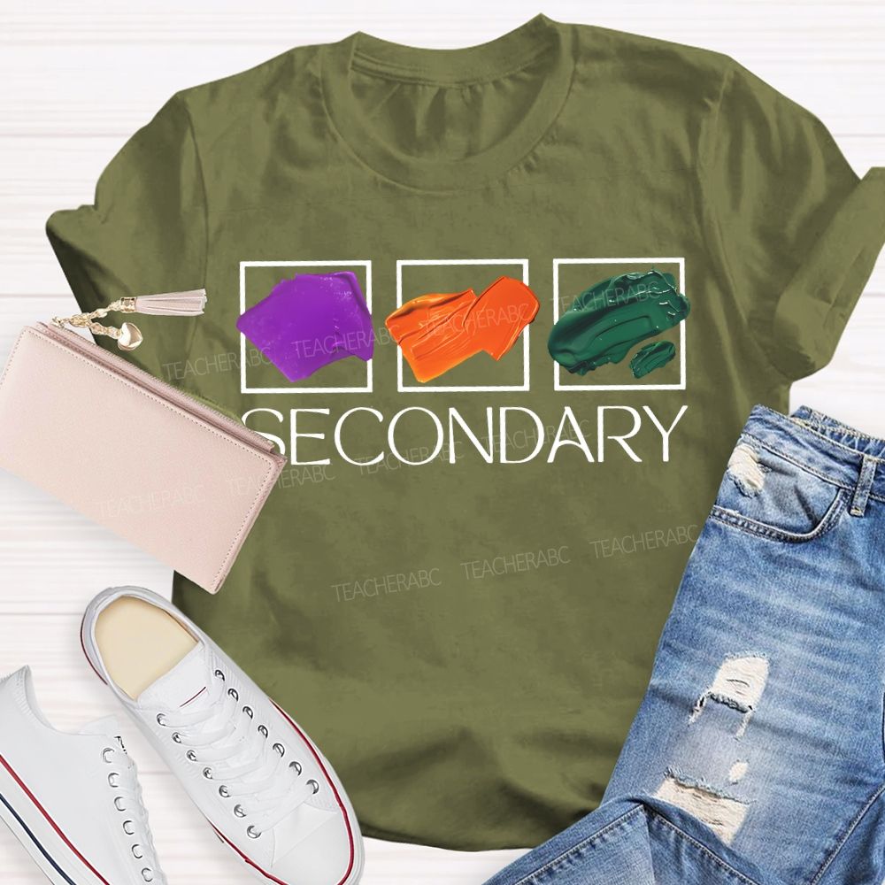 Secondary Colors Painter Artist Art Teacher T-shirt