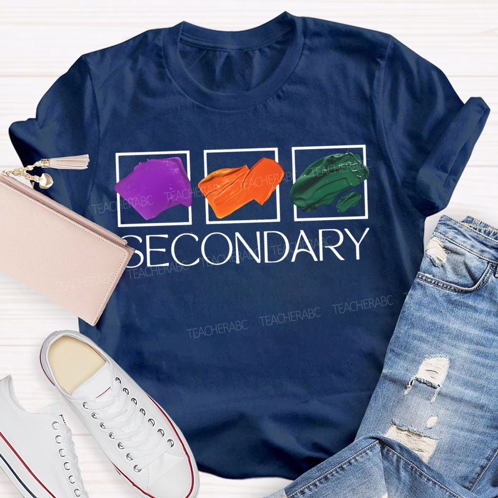 Secondary Colors Painter Artist Art Teacher T-shirt