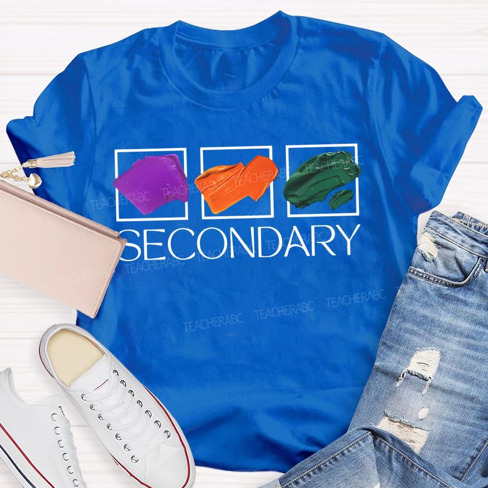 Secondary Colors Painter Artist Art Teacher T-shirt