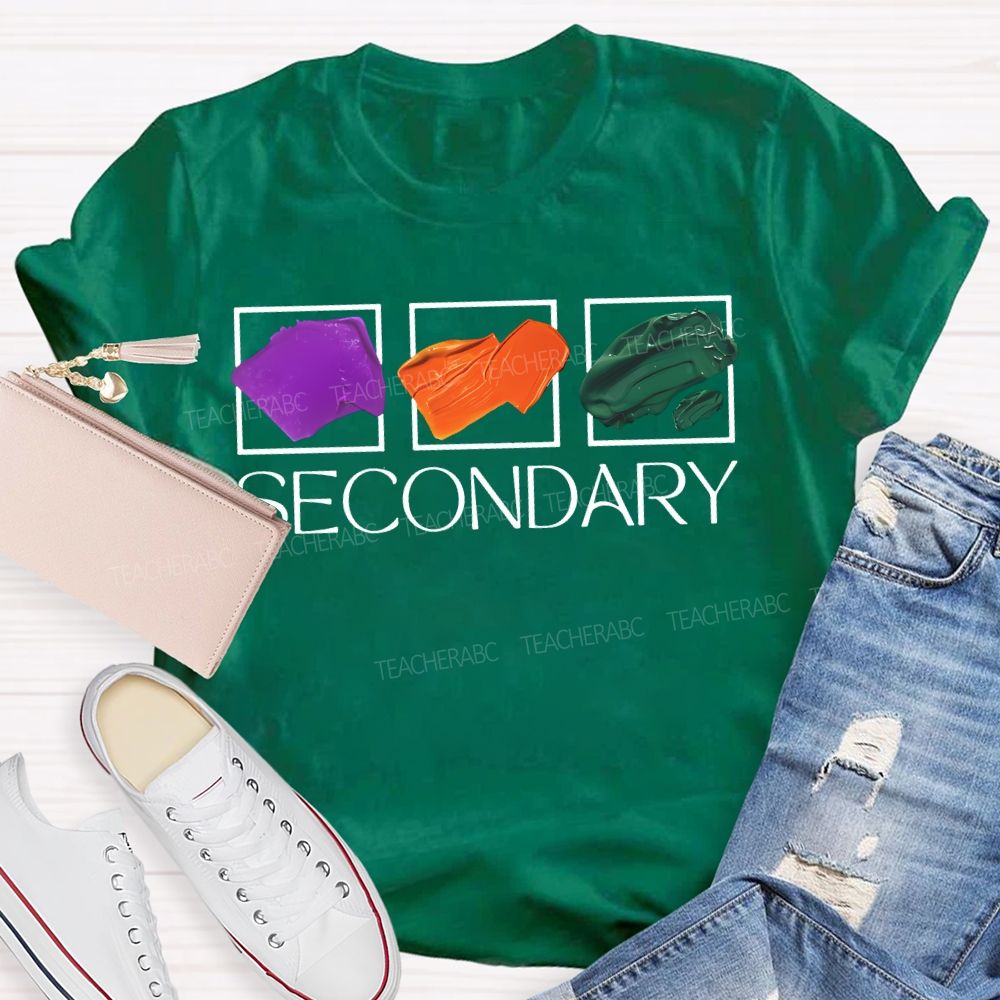 Secondary Colors Painter Artist Art Teacher T-shirt