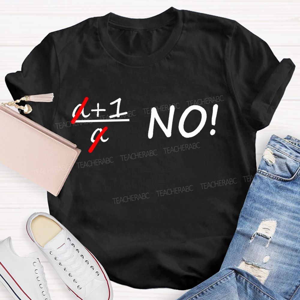 Mathematical Formula Letters  Teacher T-shirt