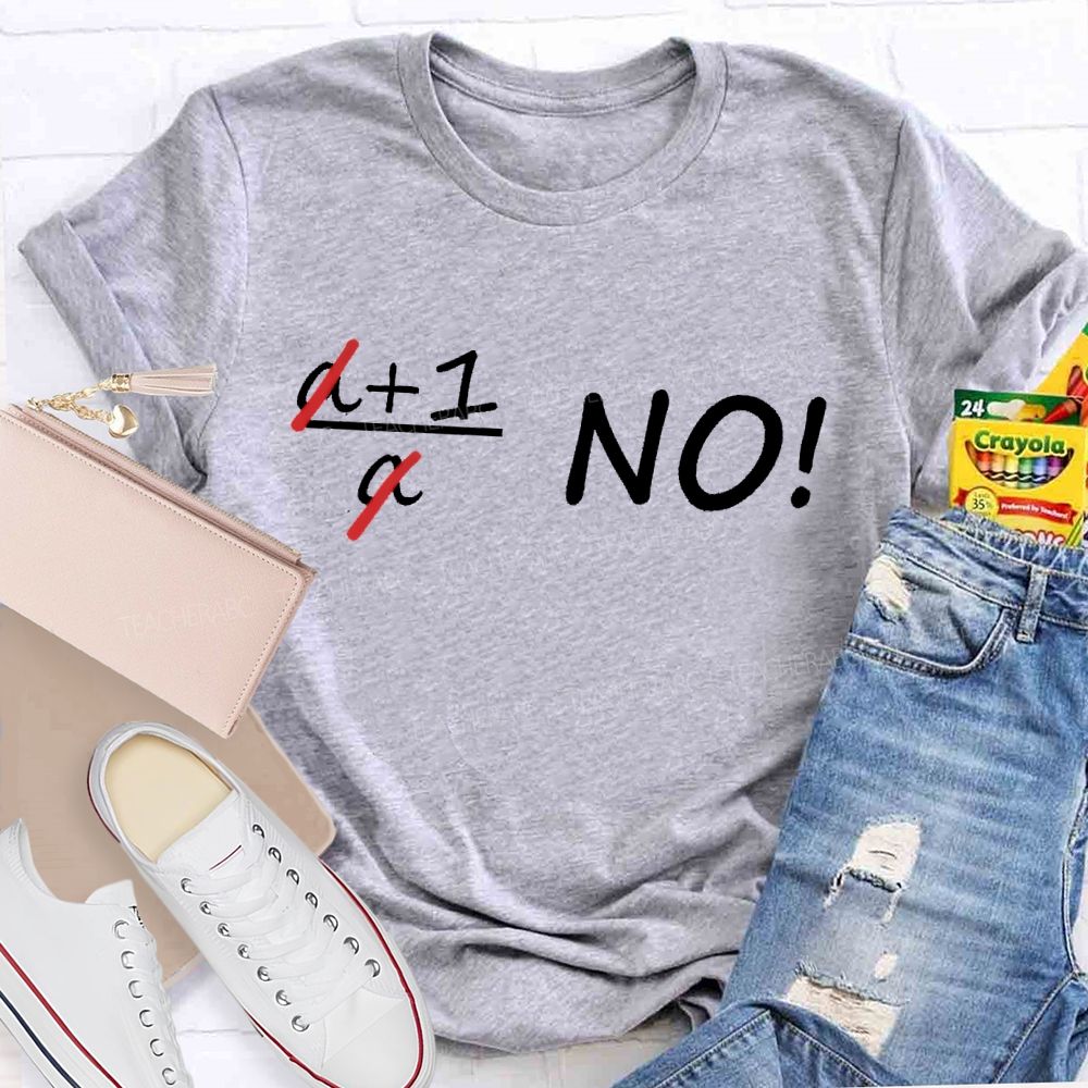 Mathematical Formula Letters  Teacher T-shirt
