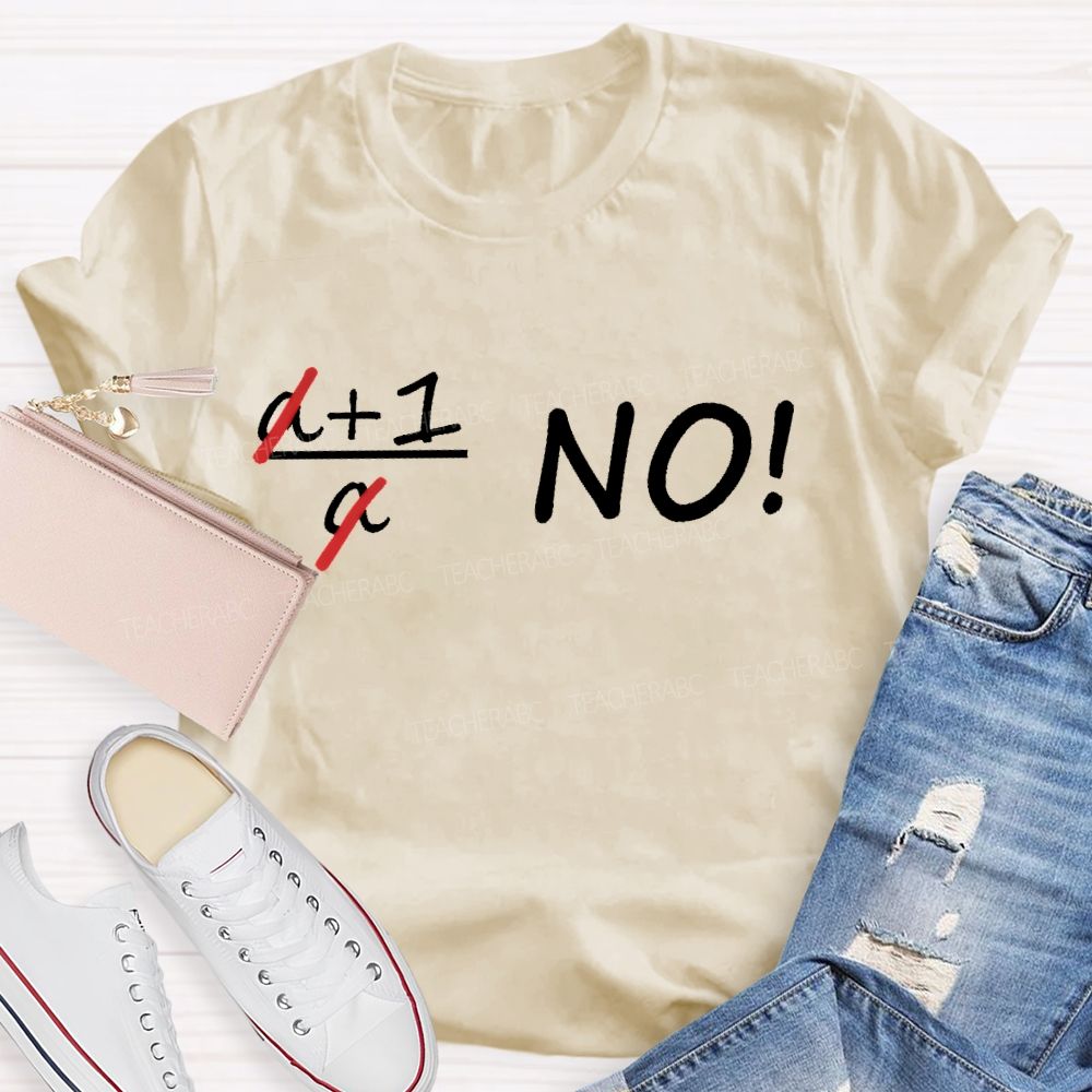 Mathematical Formula Letters  Teacher T-shirt