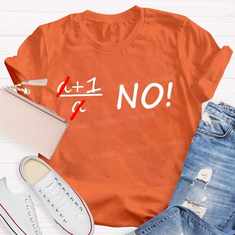 Mathematical Formula Letters  Teacher T-shirt