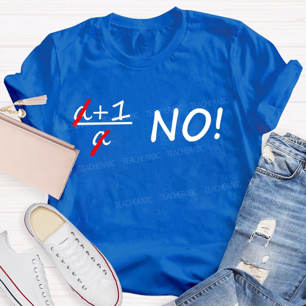 Mathematical Formula Letters  Teacher T-shirt