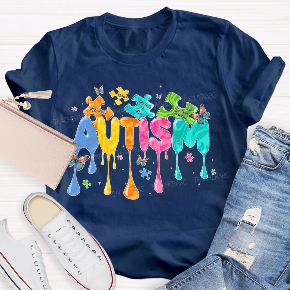 Autism Doodle Letters  Teacher T-shirt