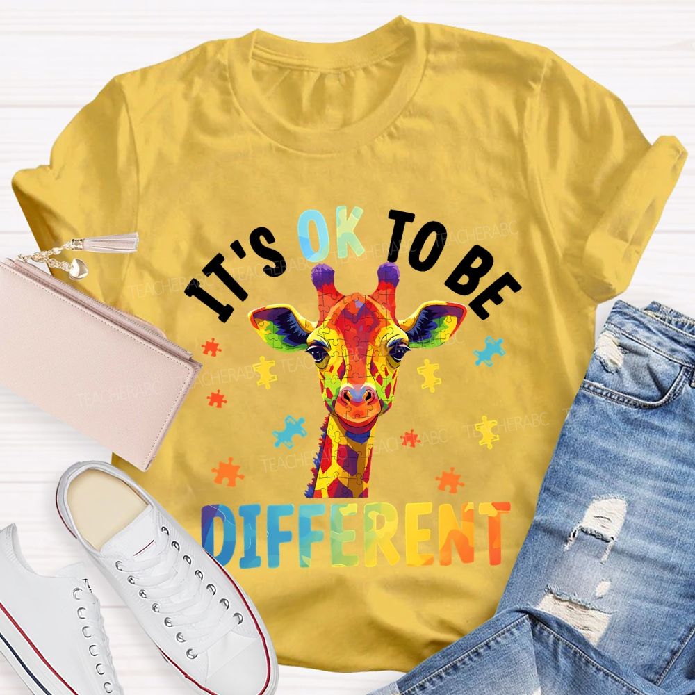 It'S Ok To Be Different Special Education T-shirt