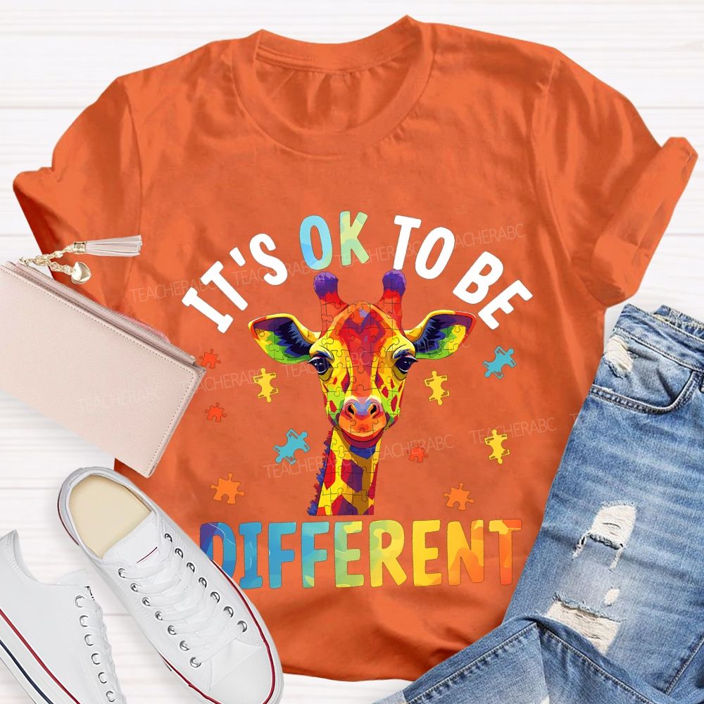 It'S Ok To Be Different Special Education T-shirt