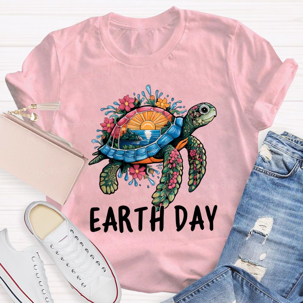 Earth Day Protect Marine Life Teacher T-shirt