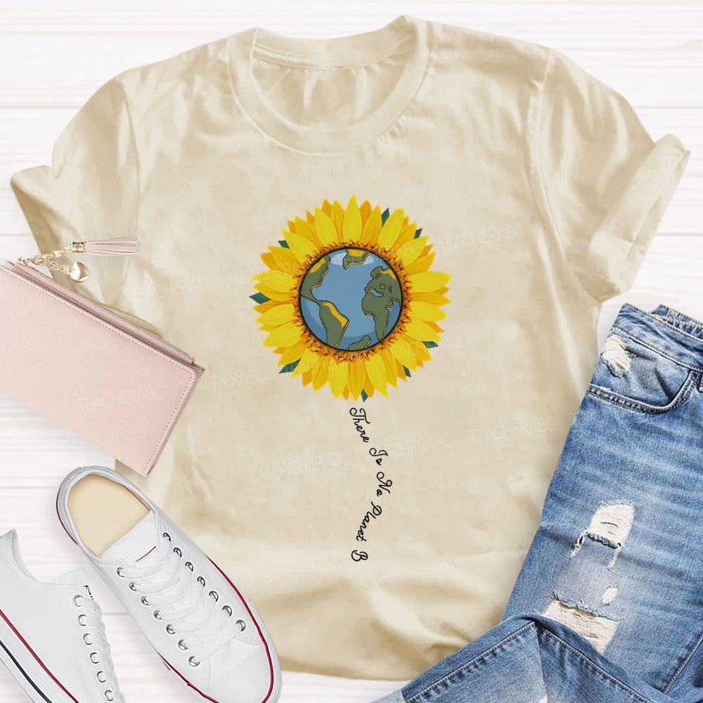 There Is No Planet B Sunflower Print T-shirt