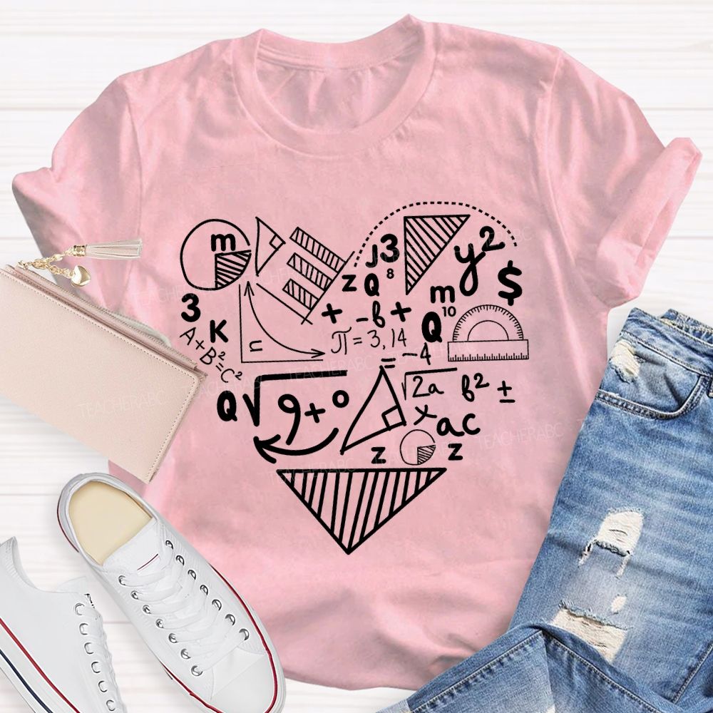 Listing Out The Formulas Makes Solving Problems Easier Teacher T-shirt