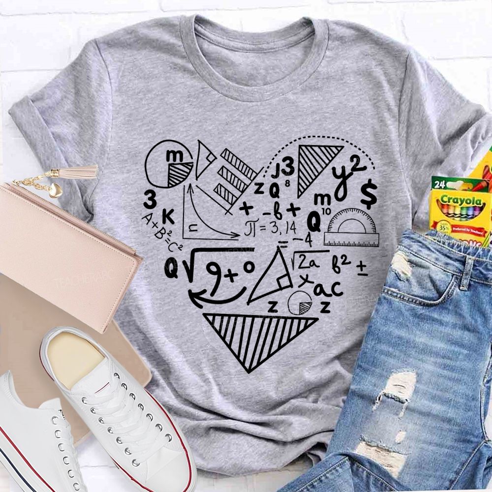 Listing Out The Formulas Makes Solving Problems Easier Teacher T-shirt
