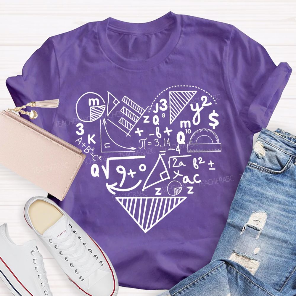 Listing Out The Formulas Makes Solving Problems Easier Teacher T-shirt