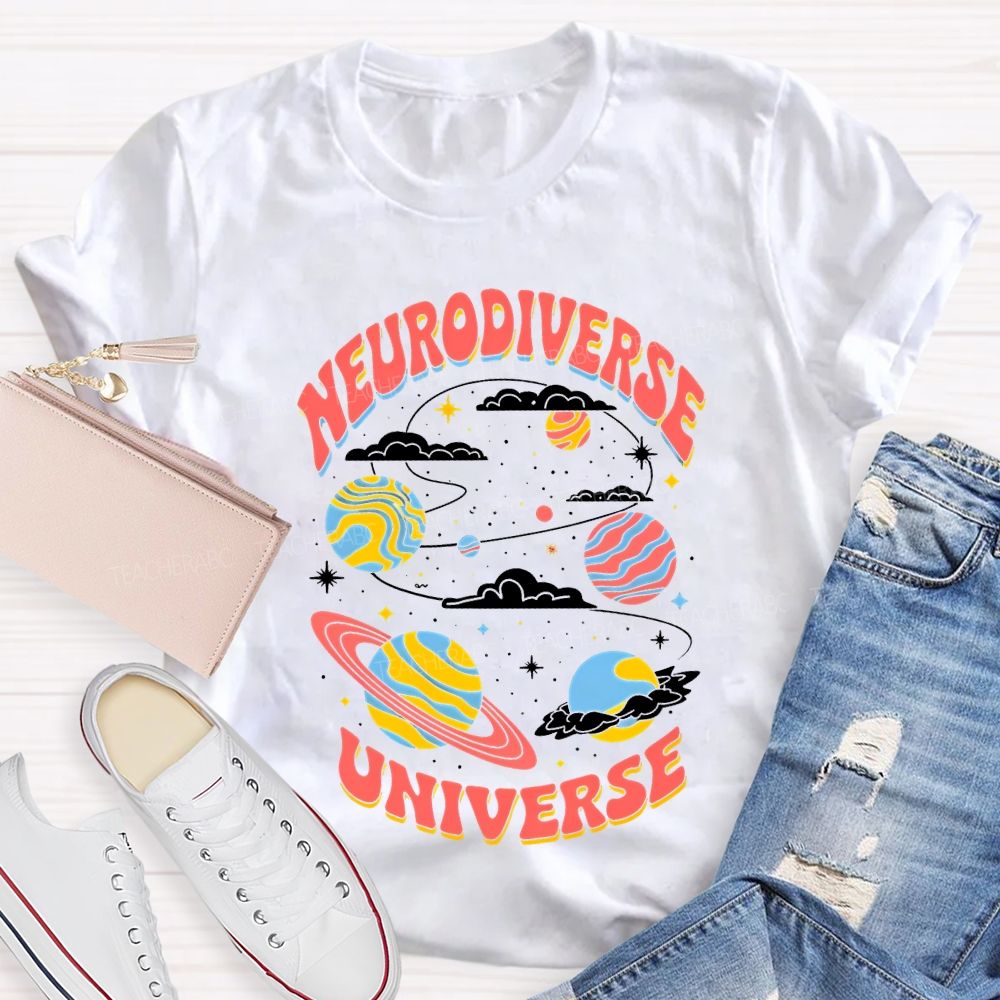 Neurodiverse Universe Special Education Teacher T-shirt