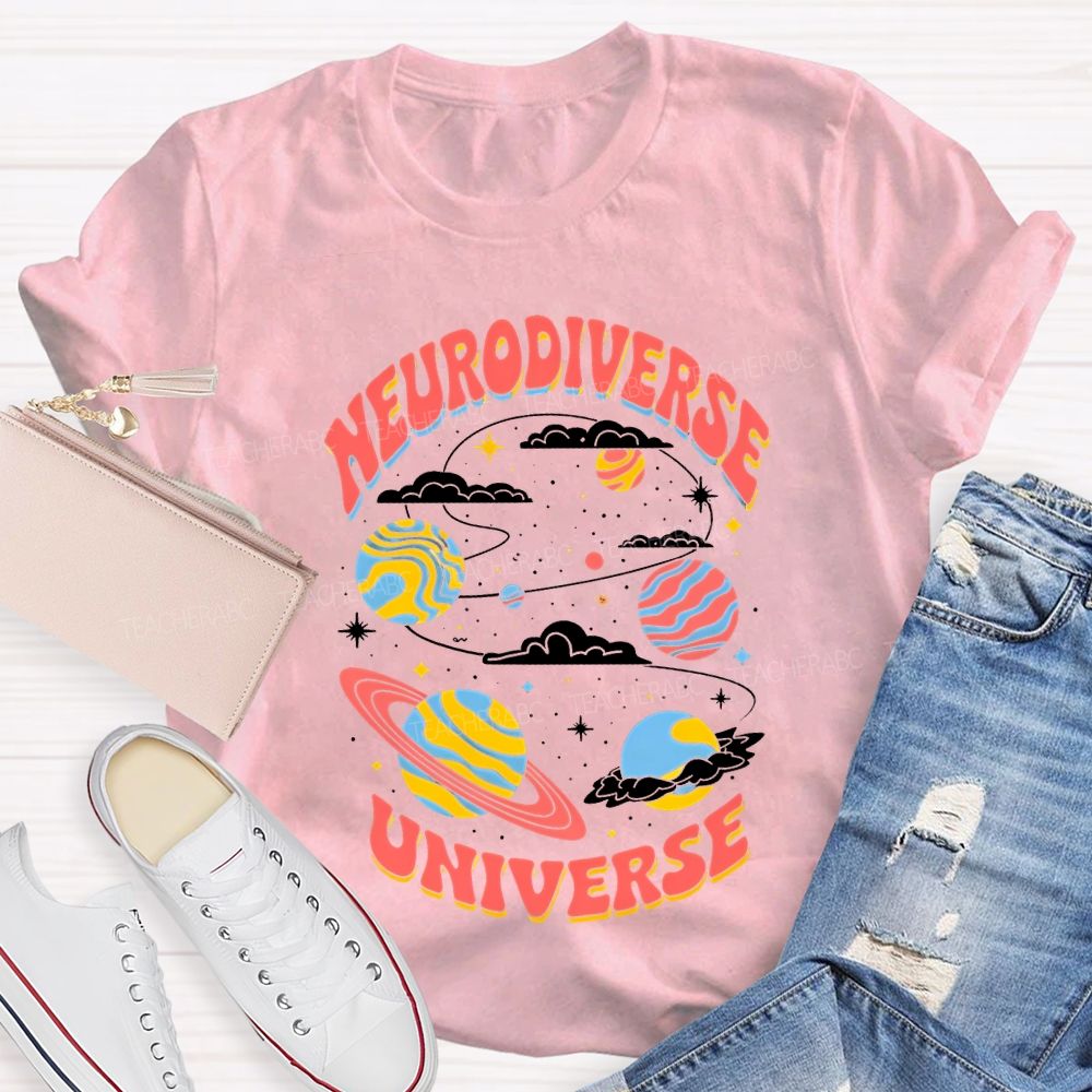 Neurodiverse Universe Special Education Teacher T-shirt