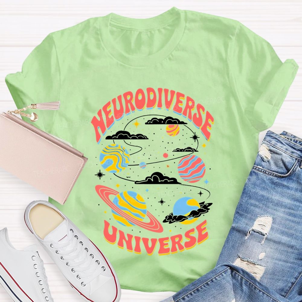 Neurodiverse Universe Special Education Teacher T-shirt
