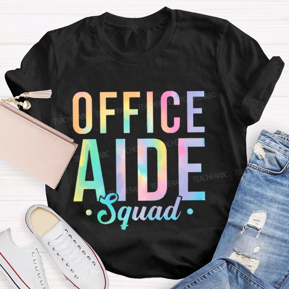 Office Aide Squad  Teacher T-shirt
