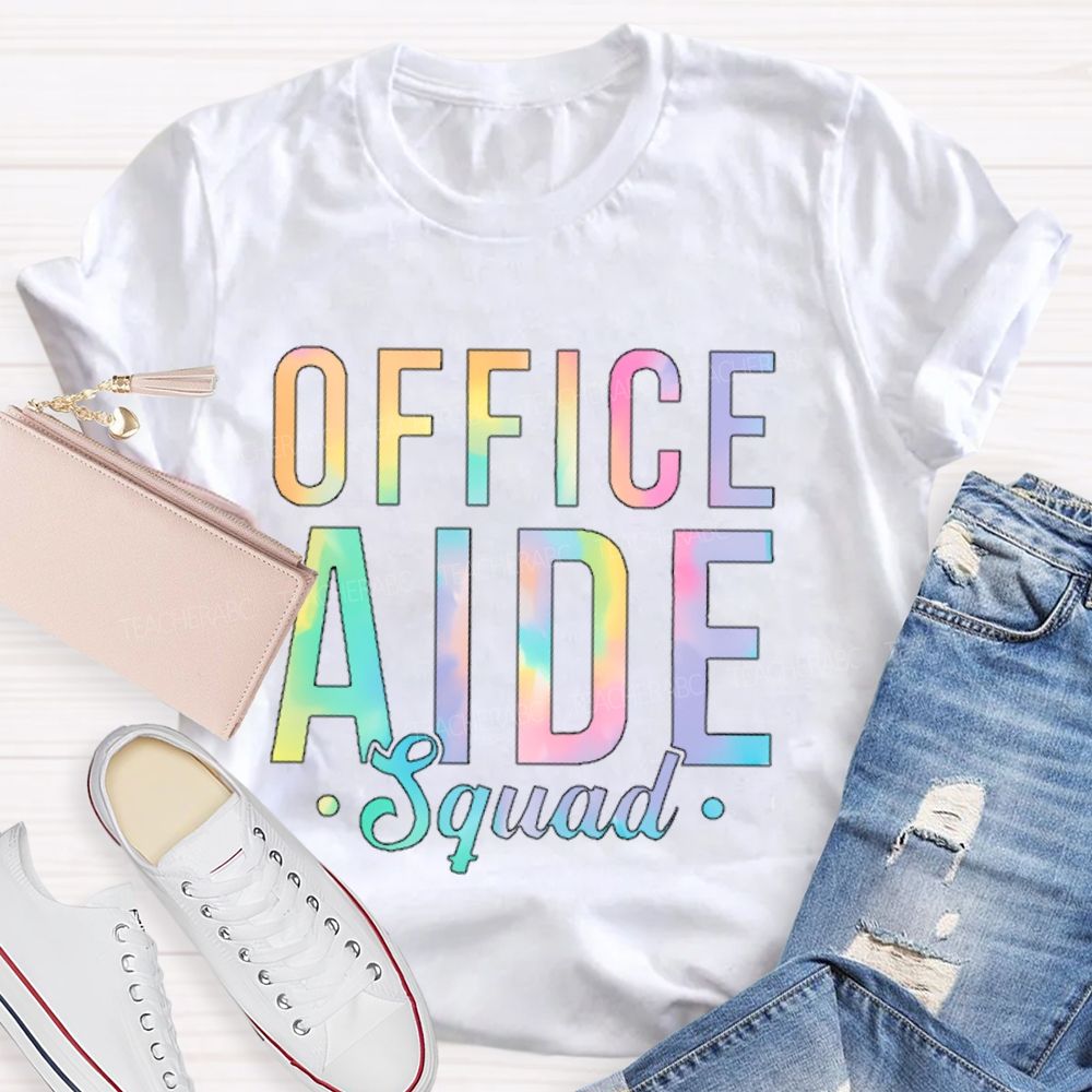 Office Aide Squad  Teacher T-shirt
