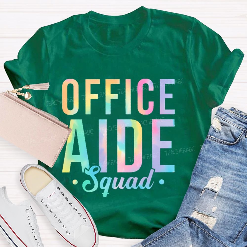 Office Aide Squad  Teacher T-shirt