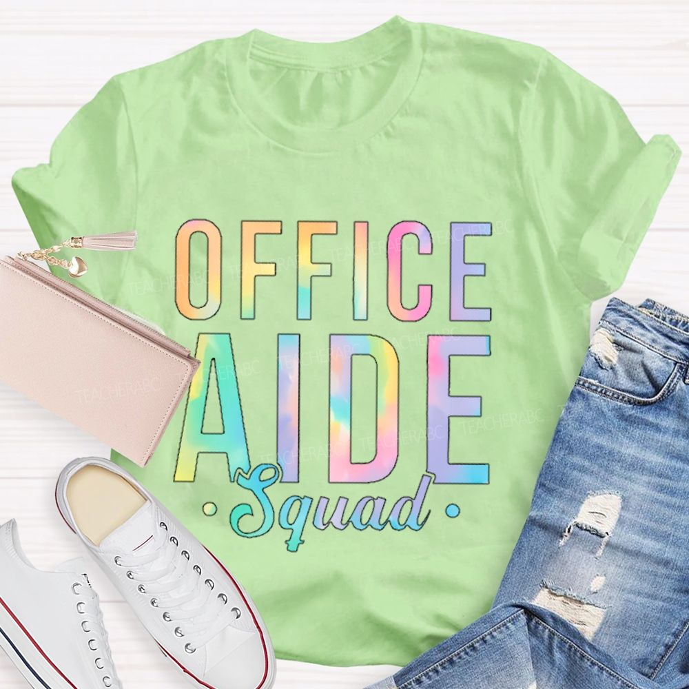 Office Aide Squad  Teacher T-shirt