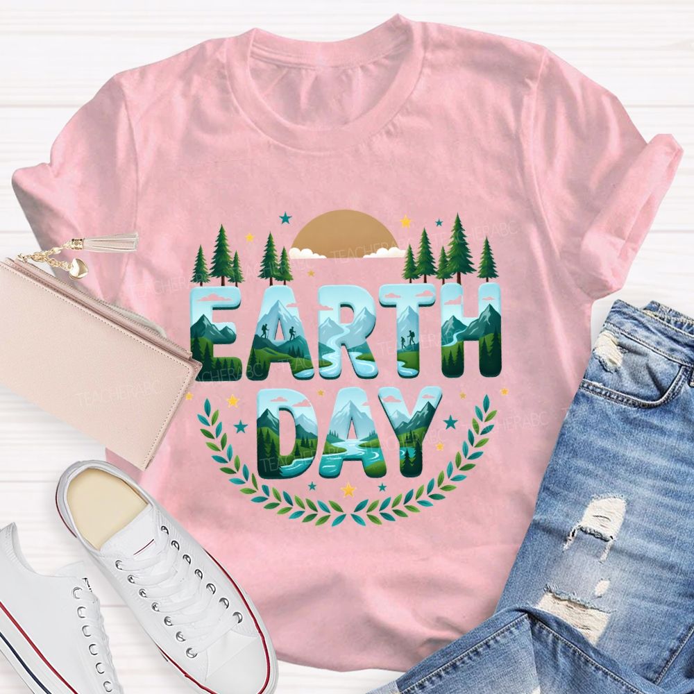 Earth Day Plant Trees Teacher T-shirt
