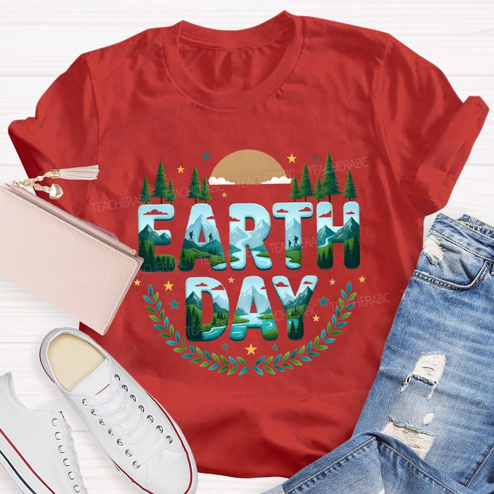 Earth Day Plant Trees Teacher T-shirt