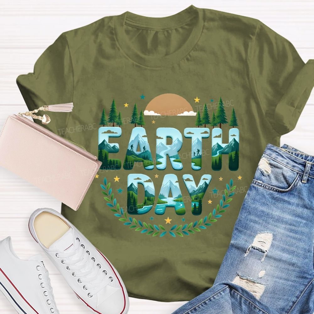 Earth Day Plant Trees Teacher T-shirt