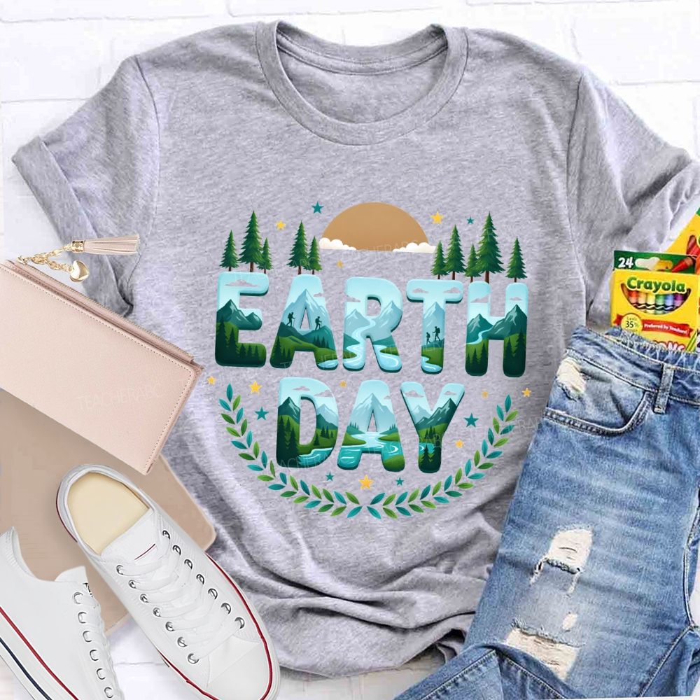 Earth Day Plant Trees Teacher T-shirt