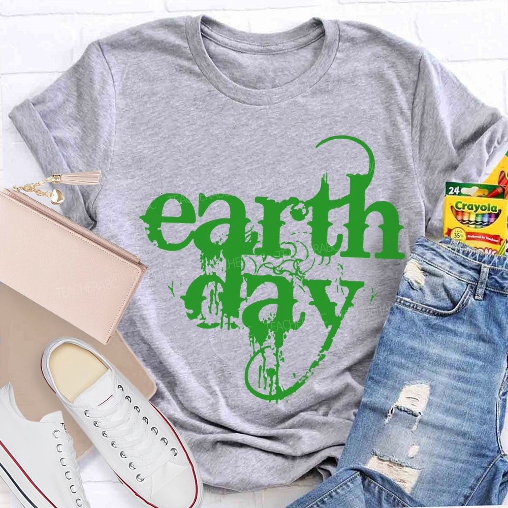 Earth Day Protect The Environment Teacher T-shirt