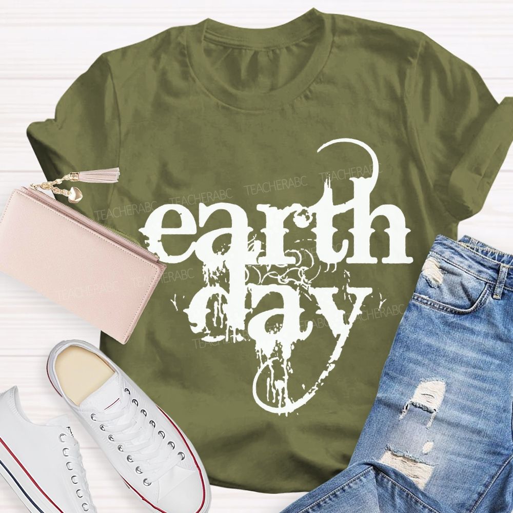 Earth Day Protect The Environment Teacher T-shirt