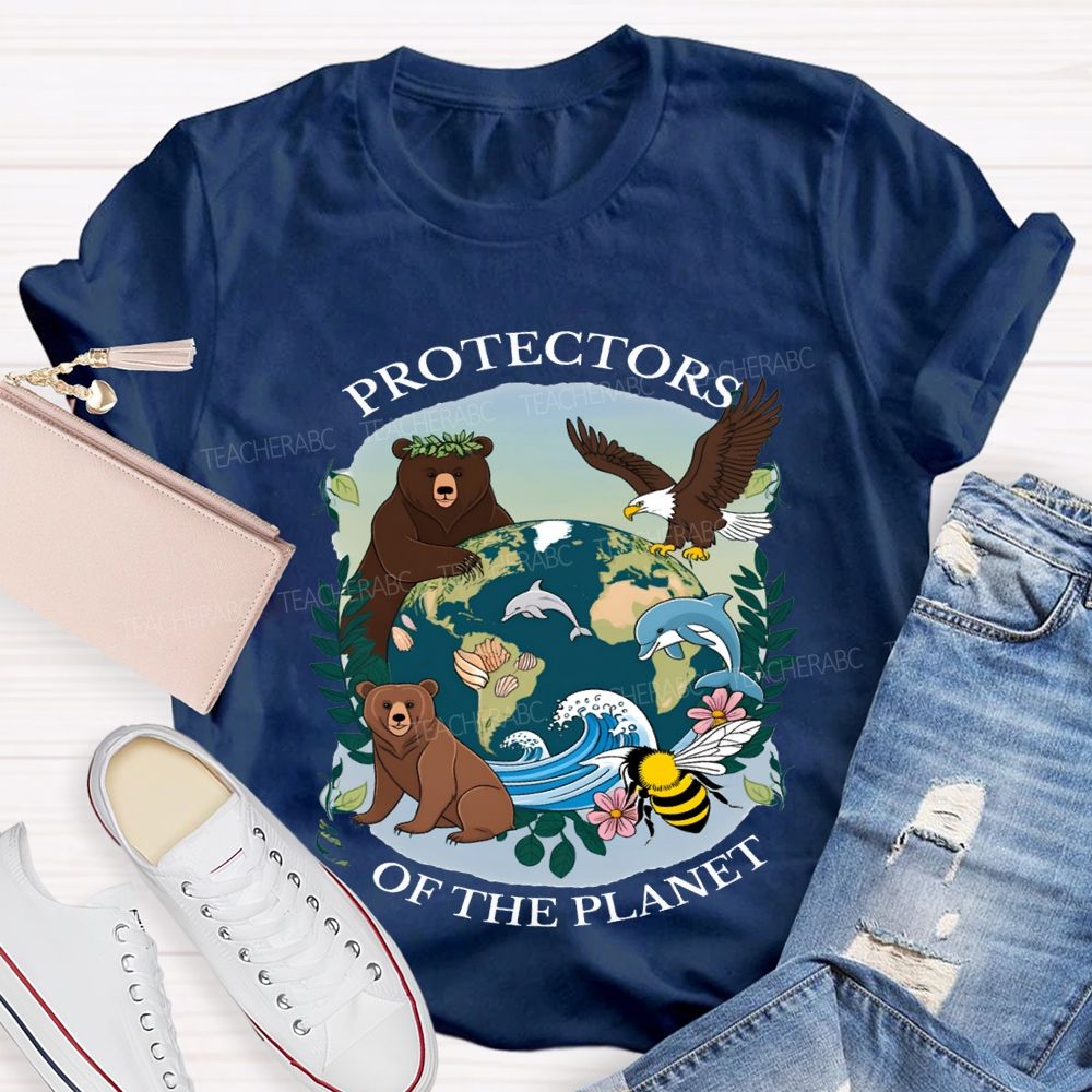 Protectors Of The Planet Teacher T-shirt