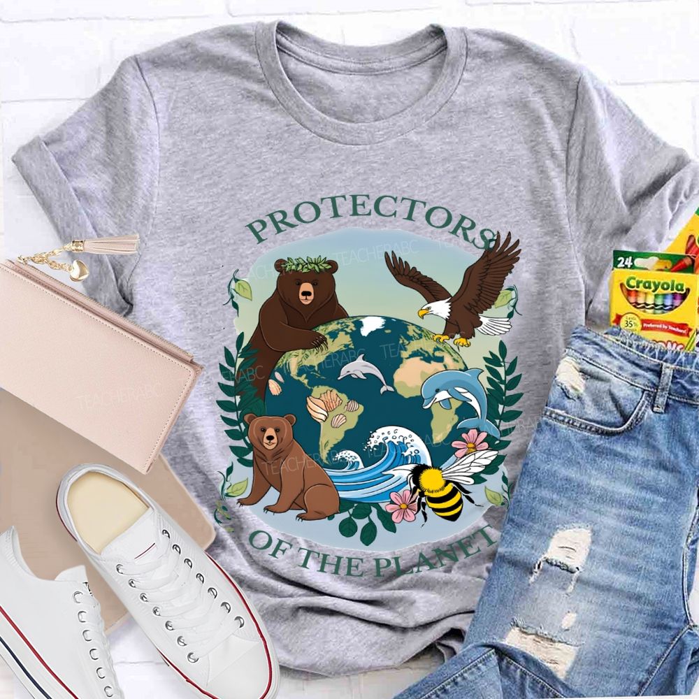 Protectors Of The Planet Teacher T-shirt