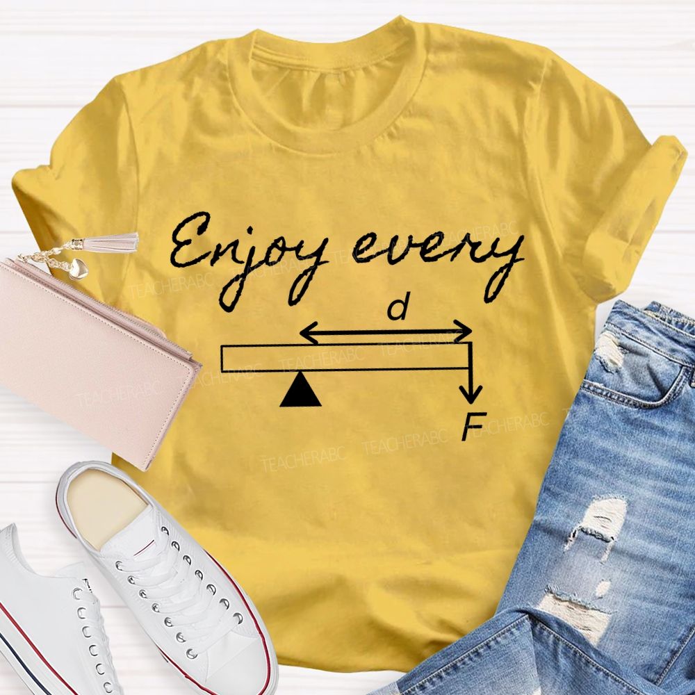 Enjoy Every The Joy Of Solving Math Problems T-shirt