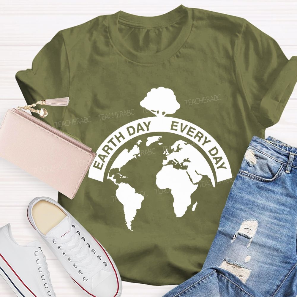 Earth Day Every Day Protect Our Planet Earth T-shirt