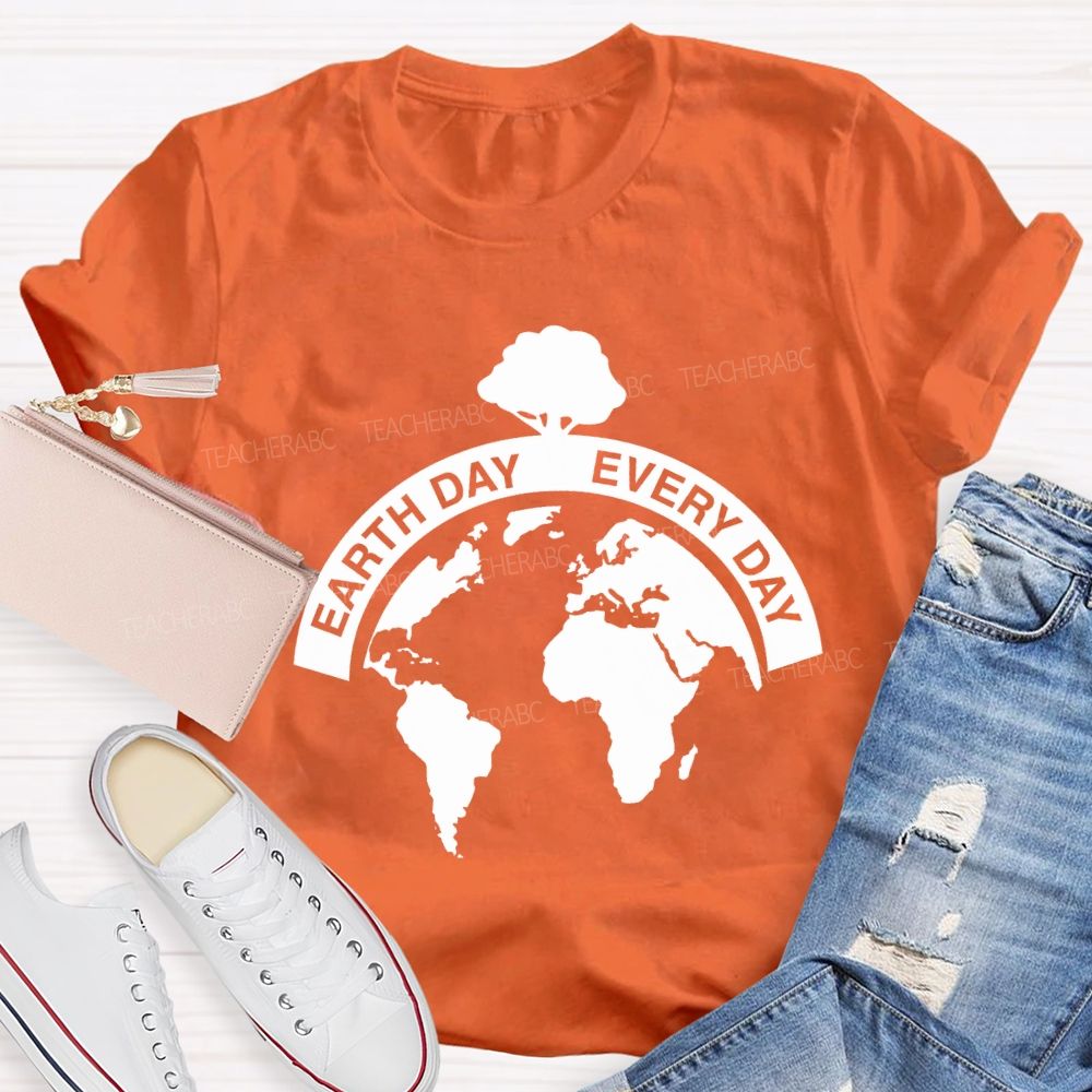 Earth Day Every Day Protect Our Planet Earth T-shirt