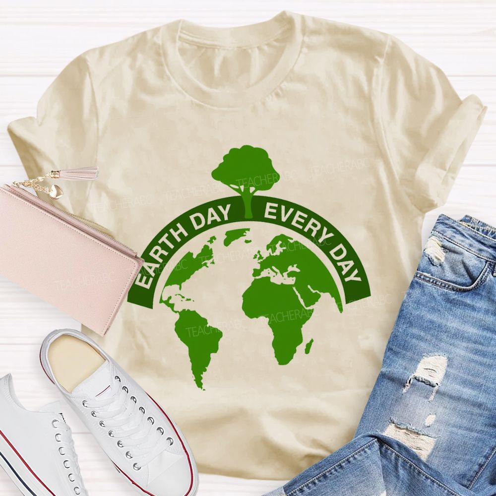 Earth Day Every Day Protect Our Planet Earth T-shirt