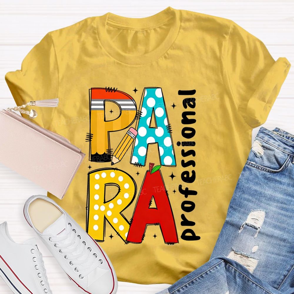 Para Professional Graphic  Teacher T-shirt