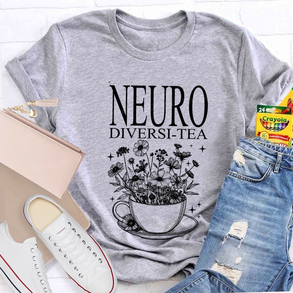 Neurodiverse Tea Special Education Teacher T-shirt