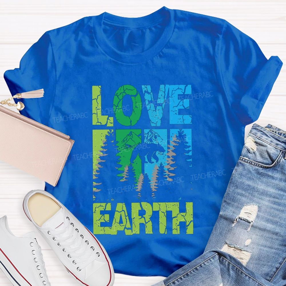 Love Earth Protect Trees T-shirt