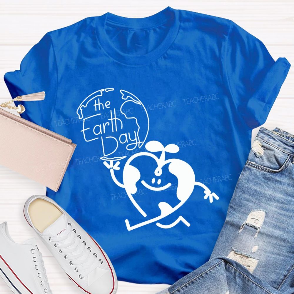 The Earth Day And Heart T-shirt