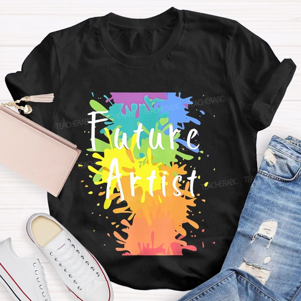 Future Artist Pattern Teacher T-shirt